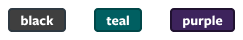 Available colors for tooltips